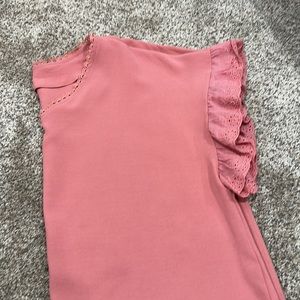 Pink Blouse w/ Decorative Sleeve